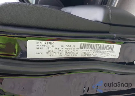 2018 Dodge Durango Sxt Rwd из США, поврежденный, VIN 1C4RDHAG2JC412961